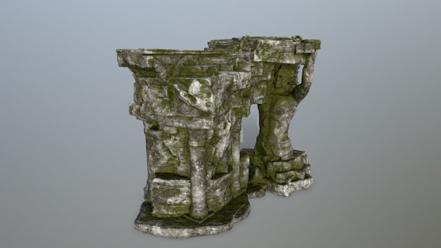 temple Model 3D .c4d .max .obj .3ds .fbx .stl .blend 