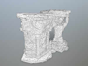 temple Model 3D