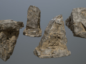 desert rock 3D Model