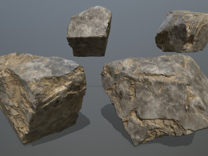 desert rock 3D Model
