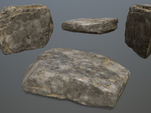 desert rock 3D Model