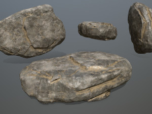 desert rock 3D Model