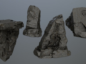 cliff rock Modelo 3D