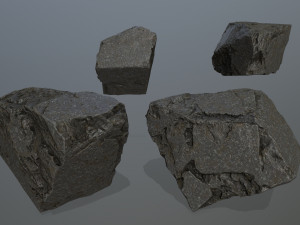 cliff rock Modelo 3D