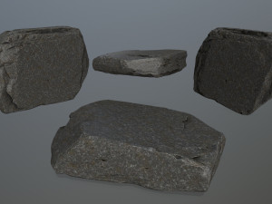 cliff rock Modelo 3D