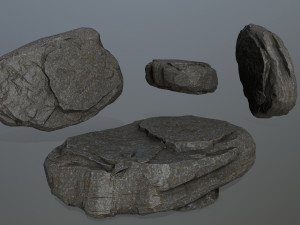 cliff rock Modelo 3D