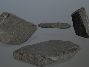 cliff rock Modelo 3D