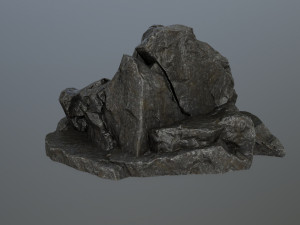 cliff rock Modelo 3D