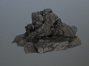 cliff rock Modelo 3D