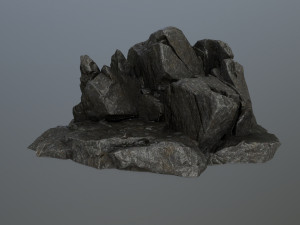 cliff rock Modelo 3D