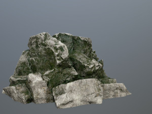 rock set 3D मॉडल
