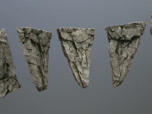 rock set 3D मॉडल