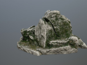 rock set 3D मॉडल