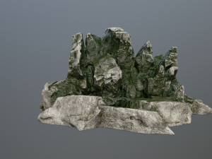 rock set 3D मॉडल