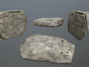 rock set 3D Model