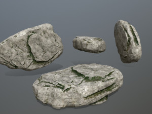 rock set 3D मॉडल