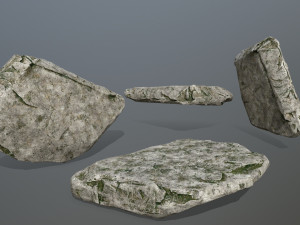 rock set 3D मॉडल