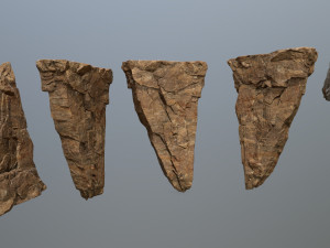 desert rock set 3D-Modell