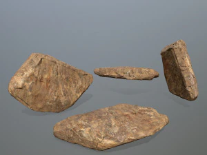 desert rock set 3D Model
