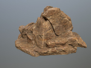 desert rock set 3D-Modell