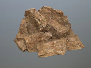 desert rock set 3D Model
