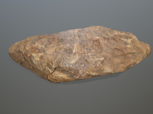 desert rock set 3D-Modell