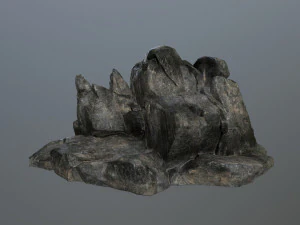 insieme della roccia della scogliera Modello 3D