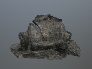 cliff rock set 3D Modell