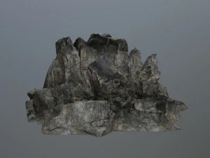 insieme della roccia della scogliera Modello 3D