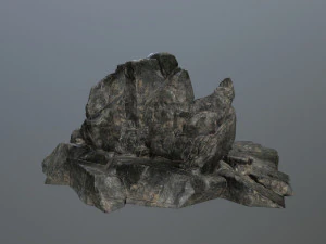 insieme della roccia della scogliera Modello 3D