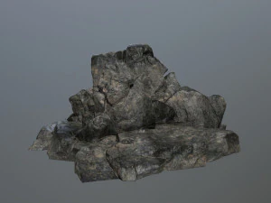 insieme della roccia della scogliera Modello 3D