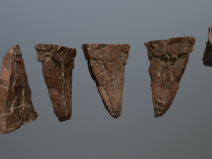 desert rock set 3D 模型
