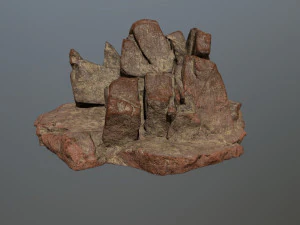 desert rock set 3D Model