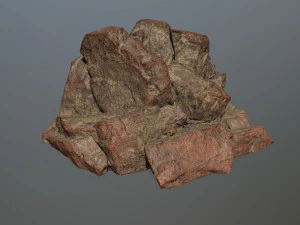 desert rock set 3D Model