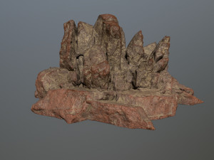 desert rock set 3D 模型