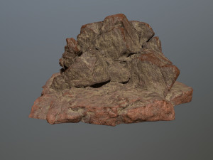 desert rock set 3D 模型