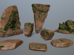 desert rocks 3D Модель