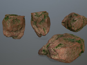 desert rocks 3D मॉडल