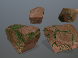 desert rocks 3D मॉडल