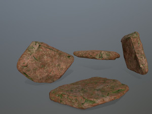 desert rocks 3D मॉडल