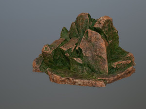 desert rocks 3D मॉडल