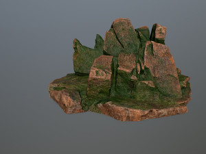 desert rocks 3D मॉडल