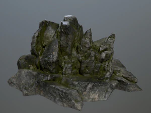 cliff rocks 3D Model