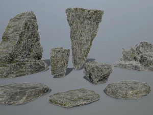 cliff rocks 3D Model