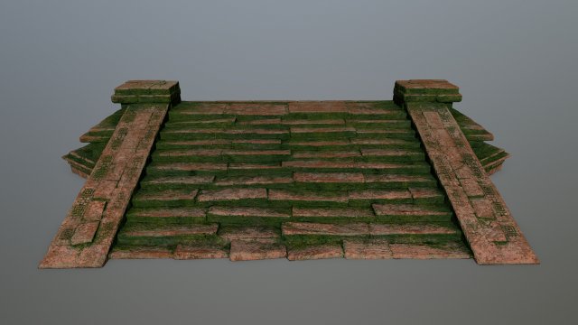 stair 3D Model .c4d .max .obj .3ds .fbx .stl .blend 