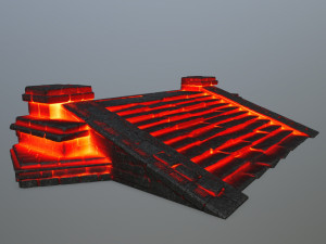 fire stair Modèle 3D