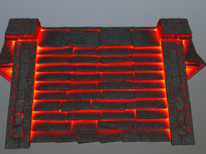 fire stair Modèle 3D