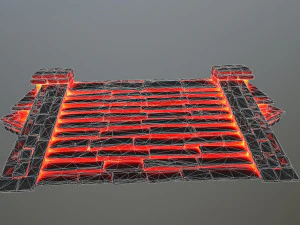 fire stair 3D Model