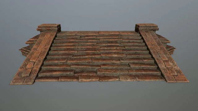 stair 3D Model .c4d .max .obj .3ds .fbx .stl .blend 