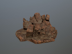 desert rocks 3D 模型
